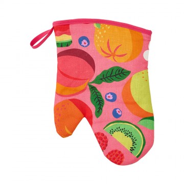 Oven Mitt | Tropicana | Linen